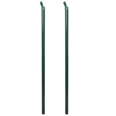vidaXL Plotové vzpery 2 ks, 200 cm