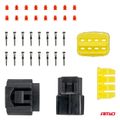 Sada elektrických vodotesných konektorov 8 PIN 2,2 mm AMiO-04350