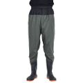 VidaXL Waist Waders s čižmami tmavozelená veľkosť 41