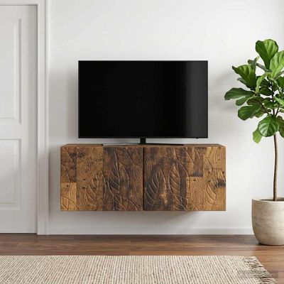 vidaXL Nástenná TV skrinka 78,5 x 31 cm Staré drevo Kompozitné drevo