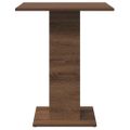 vidaXL Bistro stolík hnedý dub 60x60x75 cm spracované drevo