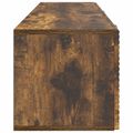 vidaXL Nástenná TV skrinka Dymový dub 98 x 31 x 30 cm Kompozitné drevo