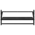 vidaXL Sada nástenných políc 6 ks Čierny dub 100 x 25 x 30 cm