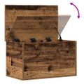 vidaXL Úložná krabica Staré drevo 60 x 35 x 35 cm Kompozitné drevo