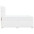 vidaXL Boxspring posteľ s matracom biela 140x200 cm umelá koža