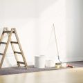 vidaXL Protišmyková maliarska flísová plachta 10 m 220 g/m² sivá