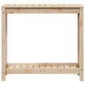 vidaXL Stôl na presádzanie s policou 82,5x35x75 cm masívna borovica