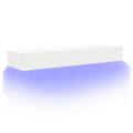 vidaXL TV skrinky s LED svetlami 2 ks biele 60x35x15,5 cm