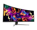 MSI MPG/491CQP-QD/49"/QD-OLED/DQHD/144Hz/0,03ms/Černá/3R Monitor, 49" QD-OLED, 5120×1440, 144Hz, 0,03ms, HDR400, USB-C 90W, HDMI 2.1, DisplayPort 1.4a, 1800R, cerný
