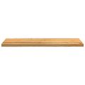 vidaXL Okenný parapet 2 ks svetlohnedá 120x40x2 cm dubový masív