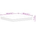 vidaXL Bonnell pružinový matrac stredne tvrdý 200x200 cm