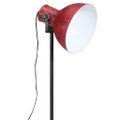vidaXL Podlahová lampa 25 W šmuhovaná červená 61x61x90/150 cm E27