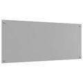 vidaXL Kuchynský obklad Svetlosivá 120 x 50 cm tvrdené sklo