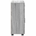 vidaXL Servírovacia skriňa FLORIN 88,5 x 30,5 x 73 cm Sivý Sonoma