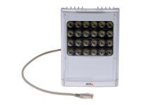 Infračervený iluminátor - montáž na strop, montáž na stĺpik, montáž na stenu - interiér, vonkajšie použitie - biela, strieborná - pre AXIS M5075-G, P1385-E, P1455-LE, P1455-LE-3, Q1656, Q1656-B, Q1715, V5938 50