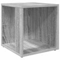 vidaXL Príručný stolík sivý dub sonoma 33x33x34,5 cm spracované drevo