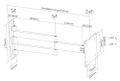 Neomounts FPMA-W830/Držák displeje/na stěnu/10-27"/sklopný/3 čepy/VESA 100X100/nosn. 12kg/stříbrný Držák, VESA, nástenný, pro LCD a TV, úhloprícka 10"-27", náklon 140°, otácení 180°, nosnost 12kg, stríbrný