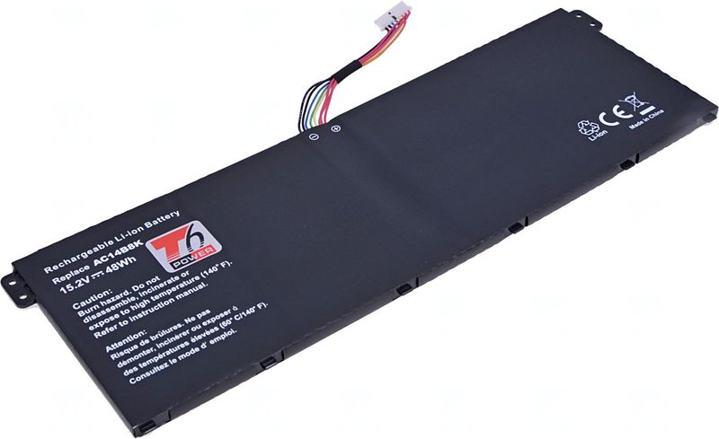 Batéria T6 Power pre Acer Aspire ES1-311, ES1-511, E5-571, E5-731, 3150mAh, 48Wh, 4cell, Li-ion
