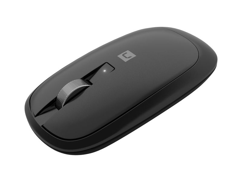 Myš bezdrôtová Natec LARK/Kancelárska/Blue Sense/4 000 DPI/USB+BT/Čierna