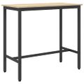 vidaXL stôl Sonoma dub 100 x 50 x 90,5 cm Inžinierske drevo a oceľ