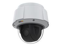 AXIS Q6074-E 60 Hz - Sieťová bezpečnostná kamera - PTZ - vonkajšia - odolná voči vandalom a vode - farebný (Deň a noc) - 1280 x 720 - 720/60p - objektív auto iris - LAN 10/100 - H.264, MPEG-4 Part 10, AVC, H.265, MPEG-H Part 2, HEVC, MJPEG - High PoE