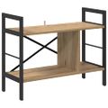 vidaXL Regál na knihy 3 úrovní 75 x 30 x 58,5 cm Kompozitné drevo