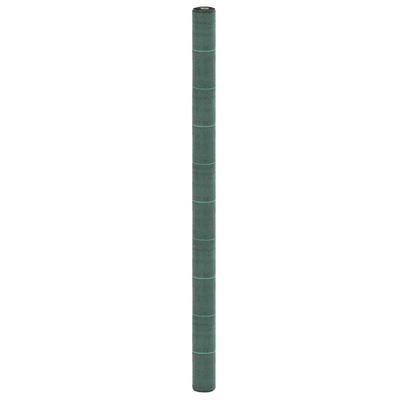 vidaXL Zelená membrána proti burine 2x5 m, PP