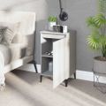 vidaXL Nočné stolíky 2 ks biele 40x35x70 cm spracované drevo