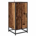 vidaXL Servírovacia skriňa Staré drevo 35,5 x 35 x 76 cm