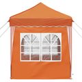 vidaXL Prístrešok na párty 195 x 195 x 245 cm Oranžová Oxfordská látka