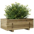 vidaXL Záhradný kvetináč 70x40x26,5 cm impregnovaná borovica