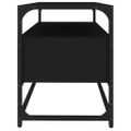 vidaXL TV skrinka čierna 80x35x45 cm spracované drevo