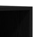vidaXL Skrinka na gramofónové platne Čierny dub 84,5 x 38 x 89 cm