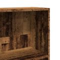 vidaXL Knižnica staré drevo 40x24x143 cm kompozitné drevo
