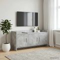 vidaXL TV skrinka 102 x 33 x 47 cm Betónovo sivá Kompozitné drevo