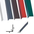 vidaXL Lišty v tvare L 90° 5 ks, hliník, antracitové 170cm, 100x100 mm
