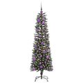 vidaXL Umelý vianočný stromček Zelená 150 cm PVC, plast a oceľ