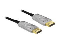 Kábel DisplayPort - DisplayPort (M) s jazýčkom do DisplayPort (M) s jazýčkom - DisplayPort 1.4 - 70 m - neobsahuje halogén, Active Optical Cable (AOC), podpora 4K144Hz (3840 x 2160), podpora 8K60Hz (7680 x 4320) - čierna