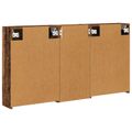vidaXL Set kabinetov do kúpeľne 3 ks 116 x 16 x 62,5 cm