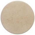 vidaXL Stolová doska krémová Ø50x2,5 cm mramor