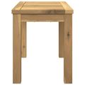 vidaXL Konferenčný stolík Biela 60,5 x 30 x 36 cm Pevné akáciové drevo