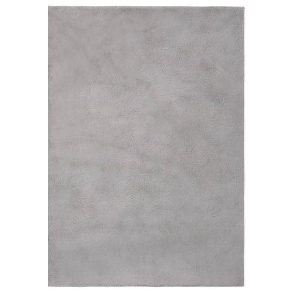 vidaXL Koberec umelá králičia kožušina 200x300 cm sivý