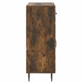 vidaXL Servírovacia skriňa Dymový dub 66 x 34,5 x 89,5 cm