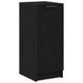 vidaXL Skriňa na topánky Čierny dub 29,5 x 35 x 70 cm Kompozitné drevo