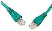 Solarix - patch kabel CAT5E UTP PVC 3m zelený snag-proof
