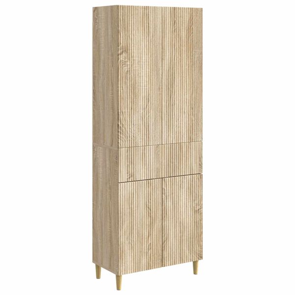 vidaXL Sada skríň 2 pcs 66 x 34,5 x 90 cm Kompozitné drevo
