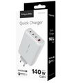 Nabíjačka USB KRUGER &amp; MATZ KM0859 GaN 140W USB-A + 3x USB-C Nabíječka USB KRUGER & MATZ KM0859 GaN 140W USB-A + 3x USB-C