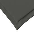 vidaXL Sedadlové a zadné vankúše Polyester Antracitová 47 x 45 x 2 cm