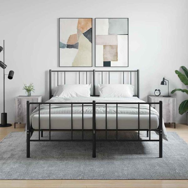 vidaXL Nočné stolíky 2 ks sivý dub sonoma 40x40x50 cm kompozitné drevo