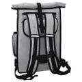 vidaXL Cyklistická taška Sivá 31 x 13 x 58 cm Polyester